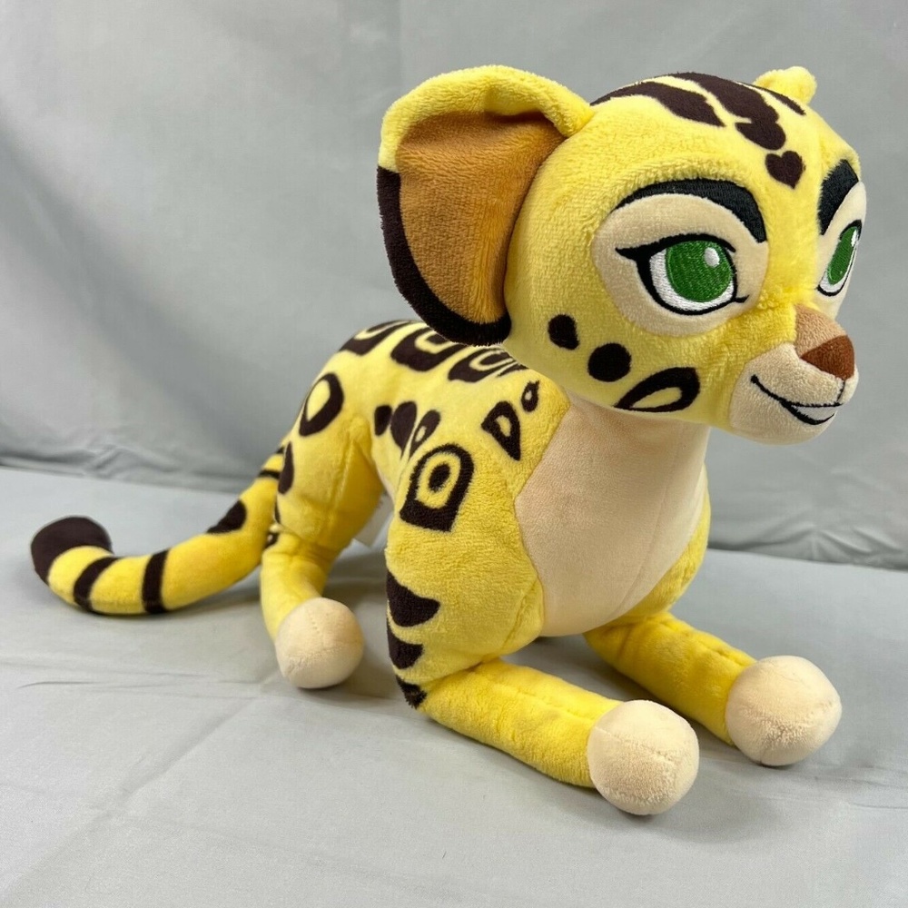 Lion Guard Fuli Cheetah Disney Store Toy Plush 12” Stuffed Animal
